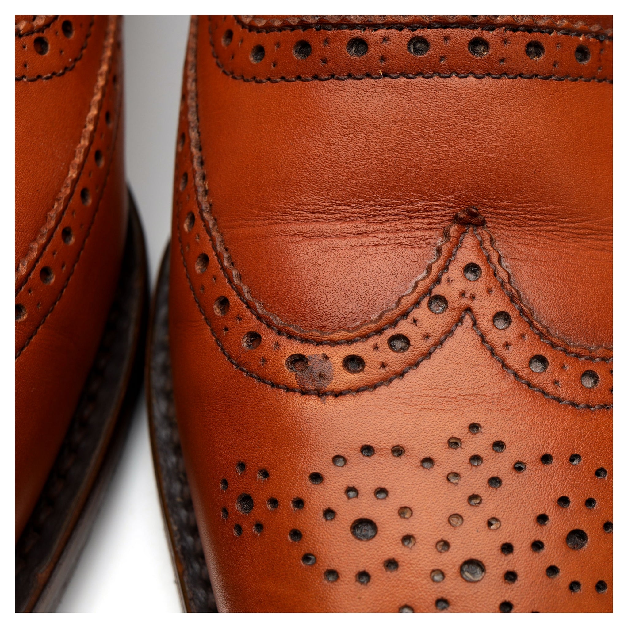 Alfred Sargent Ramsey oxford brogues cuir UK 8