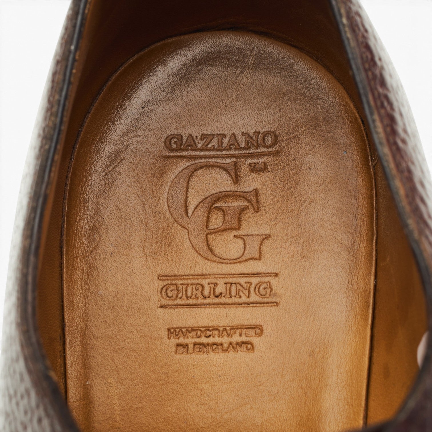 Gaziano & Girling Wells derby cuir marron UK 8