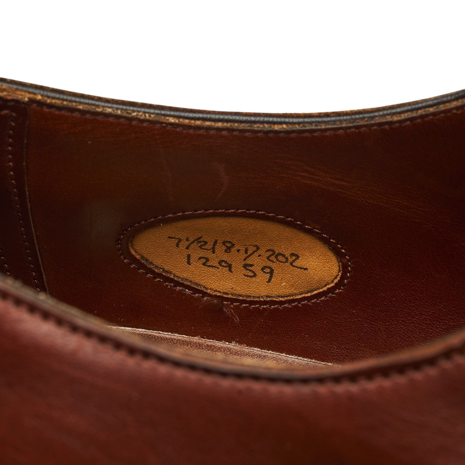 Bullock & Jones Chelsea Richelieu marron pointure UK 7.5