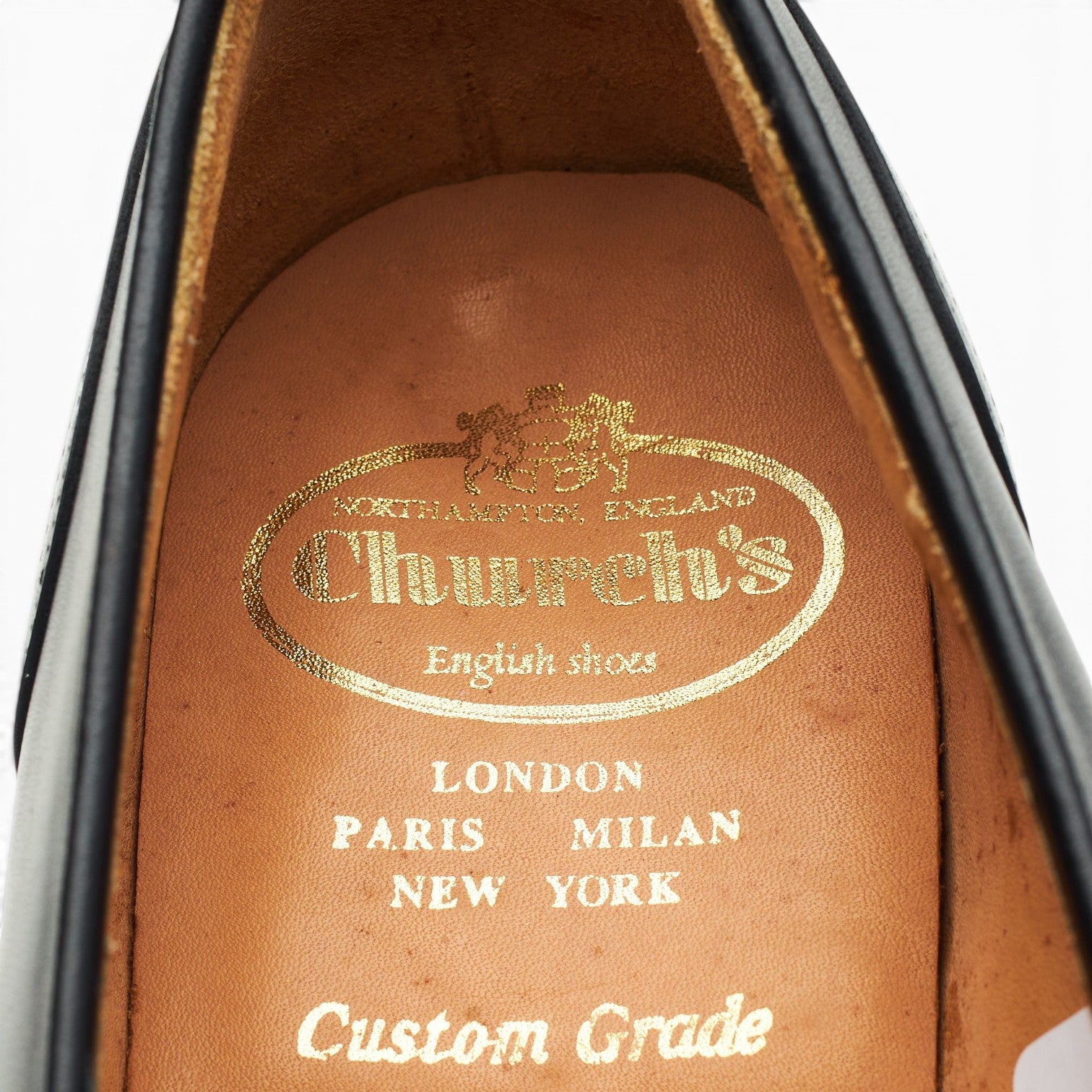 Church’s Salisbury mocassins cuir noir pointure UK 6