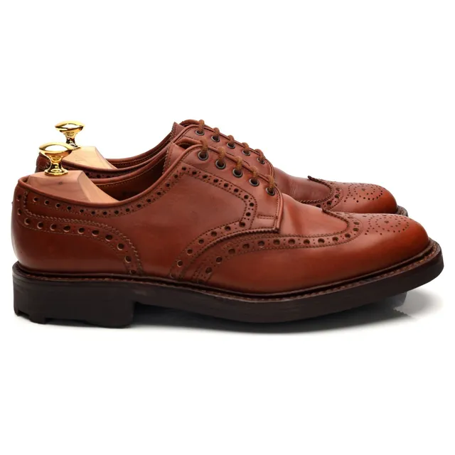 Crockett & Jones Warwick derbys cuir marron clair 7,5 UK
