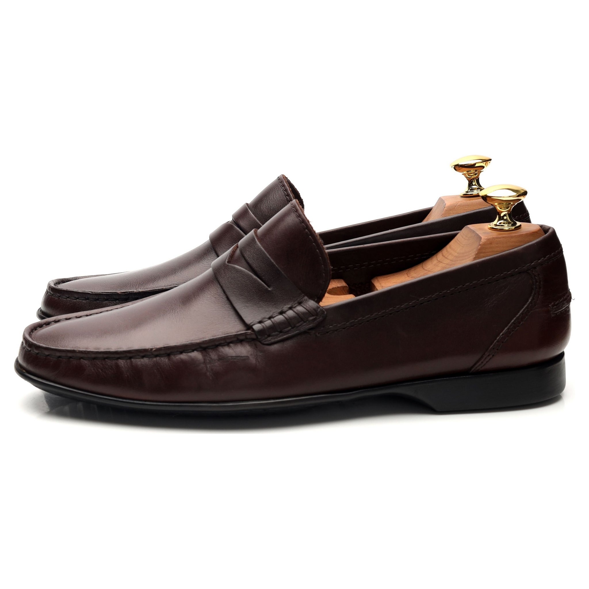 Crockett & Jones Genoa mocassins cuir marron 6 UK