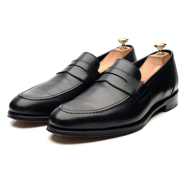 Loake Anson mocassin cuir noir 8,5 penny