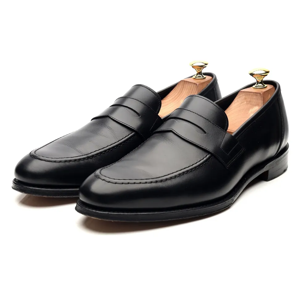 Loake Anson mocassin cuir noir 8,5 penny