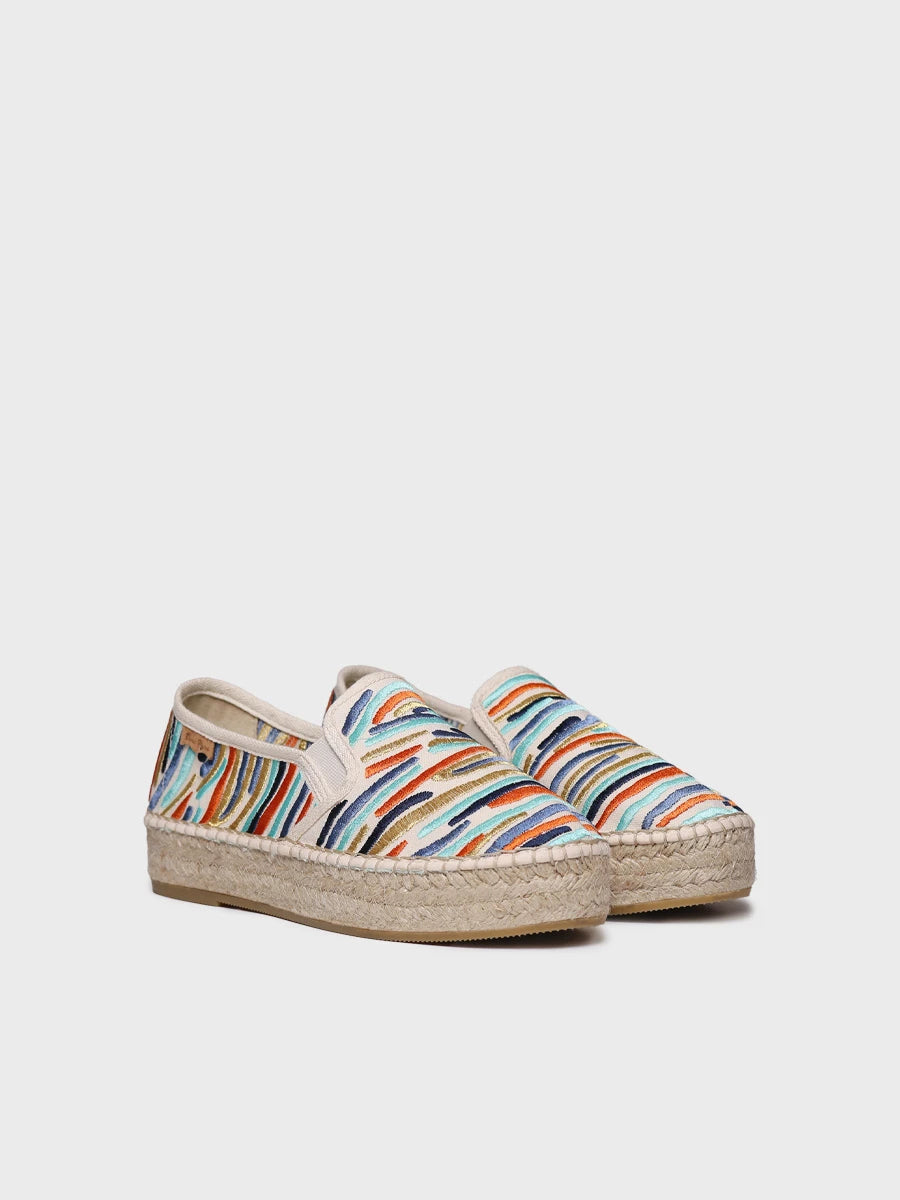 Toni Pons Pola espadrille brodée femme coton