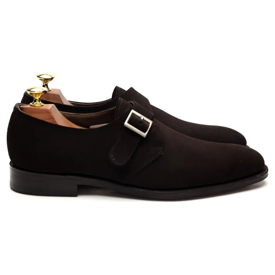 Church's Goddard Monk daim marron foncé pointure UK 7