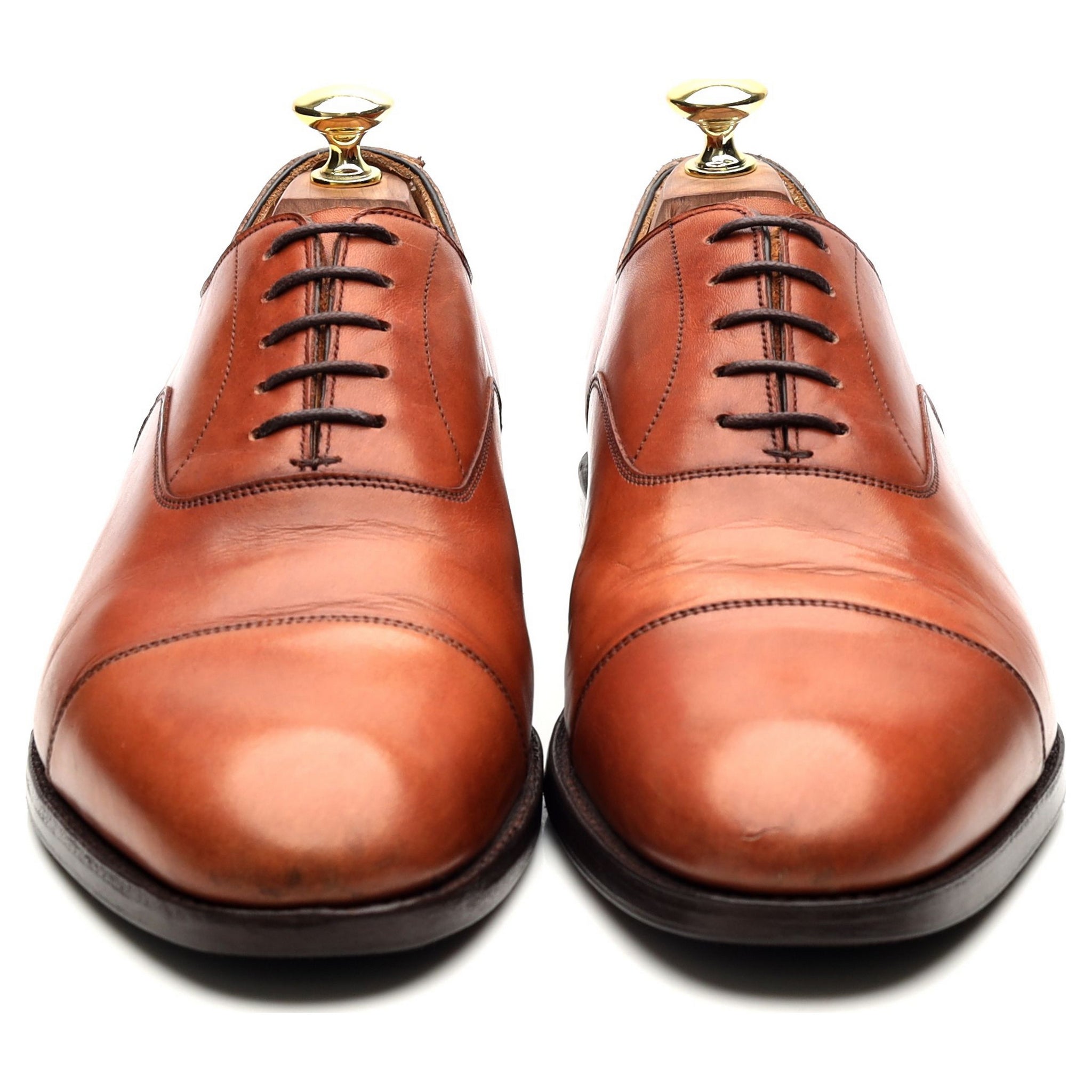 New & Lingwood oxford cuir marron 8.5 UK