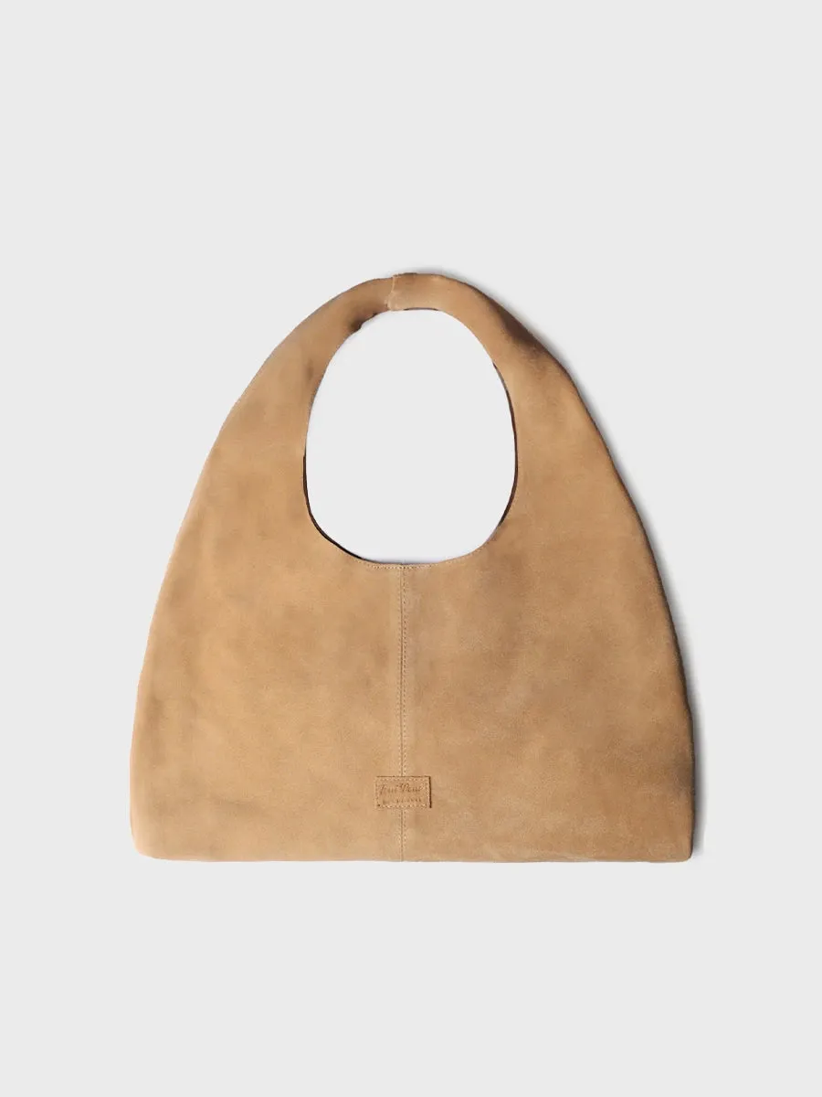 Toni Pons Siena sac cuir suède 50 x 40 cm