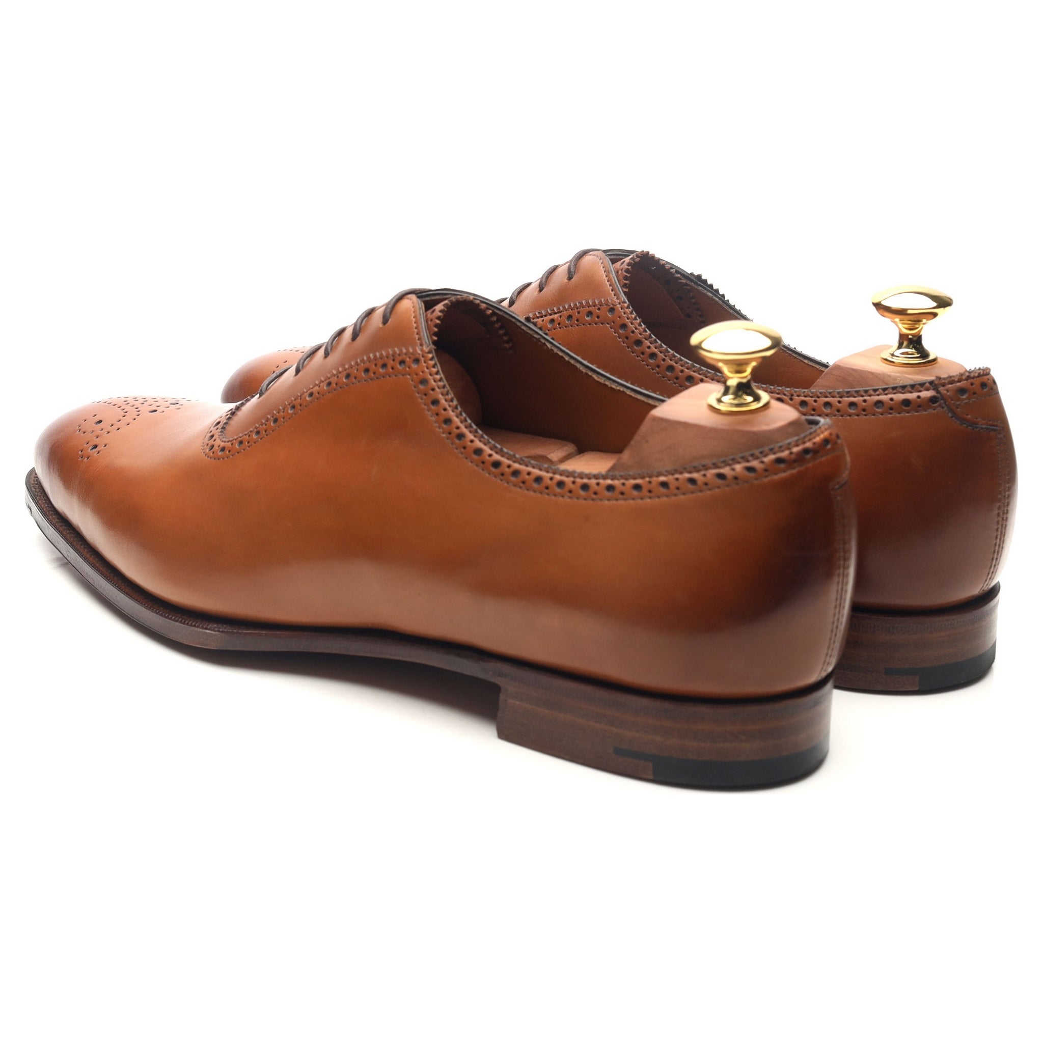 Edward Green Walcot richelieu cuir marron UK 9,5