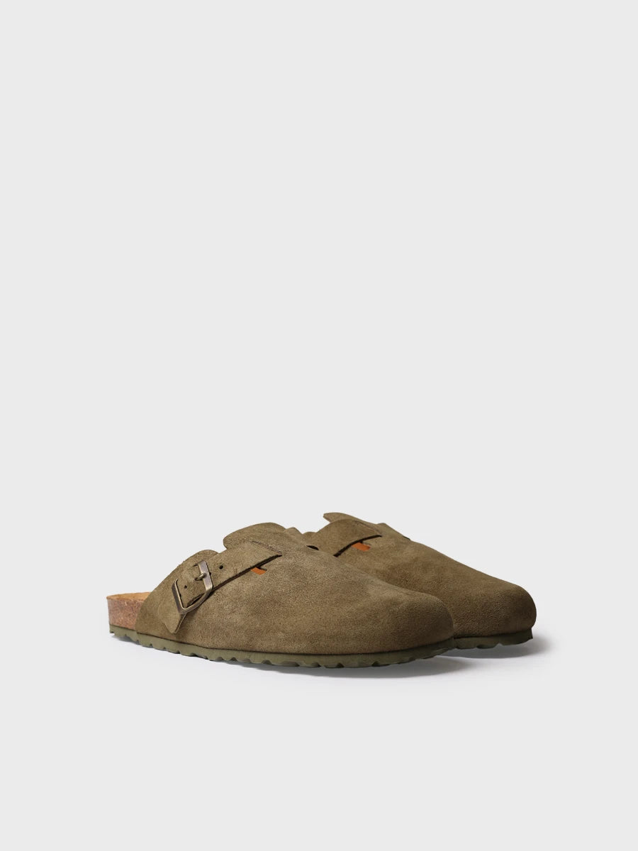 Toni Pons GREGOR-QT sabot homme suède boucle