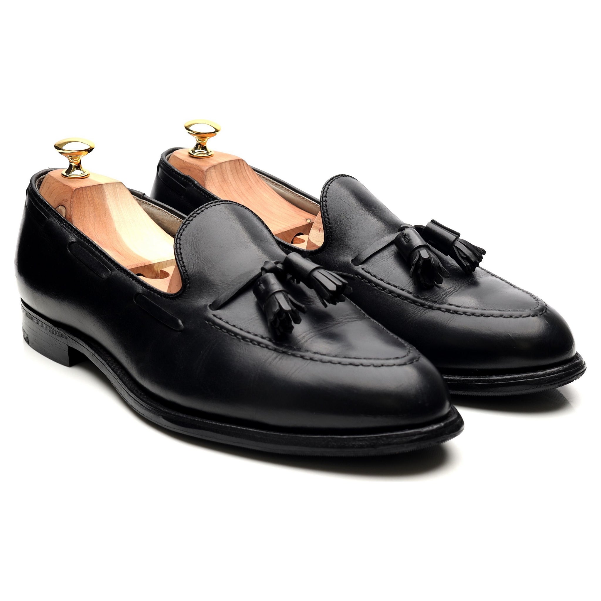 Alden 660 mocassin cuir noir à glands UK 11