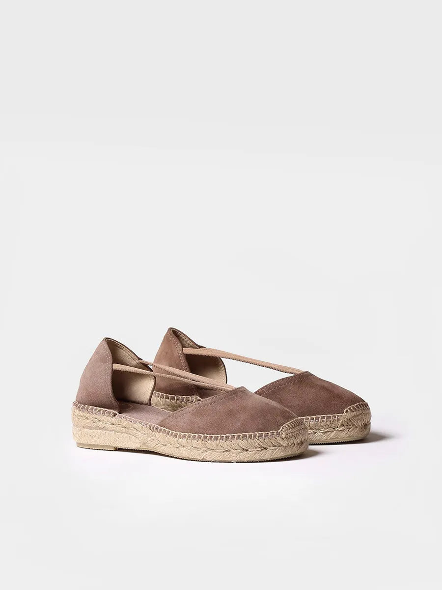 Toni Pons Erla-A espadrille femme taupe suède