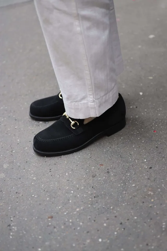 Malfroid Passy mocassin à mors velours noir