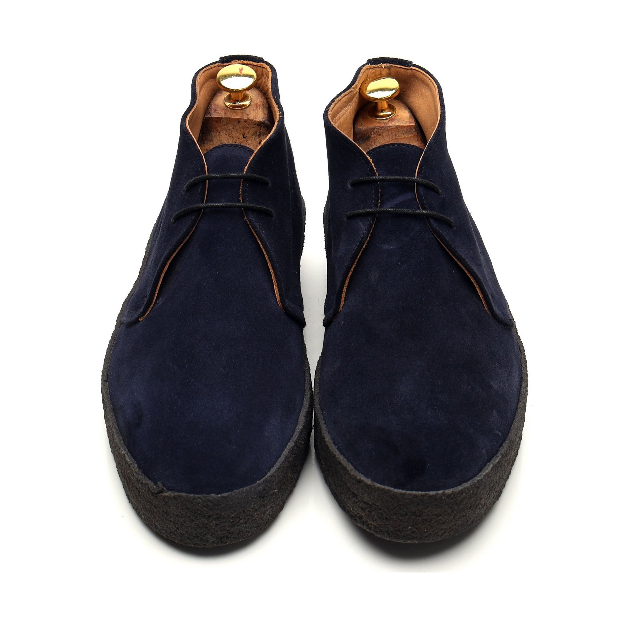 Herring Mustang boots chukka suède bleu marine 8.5