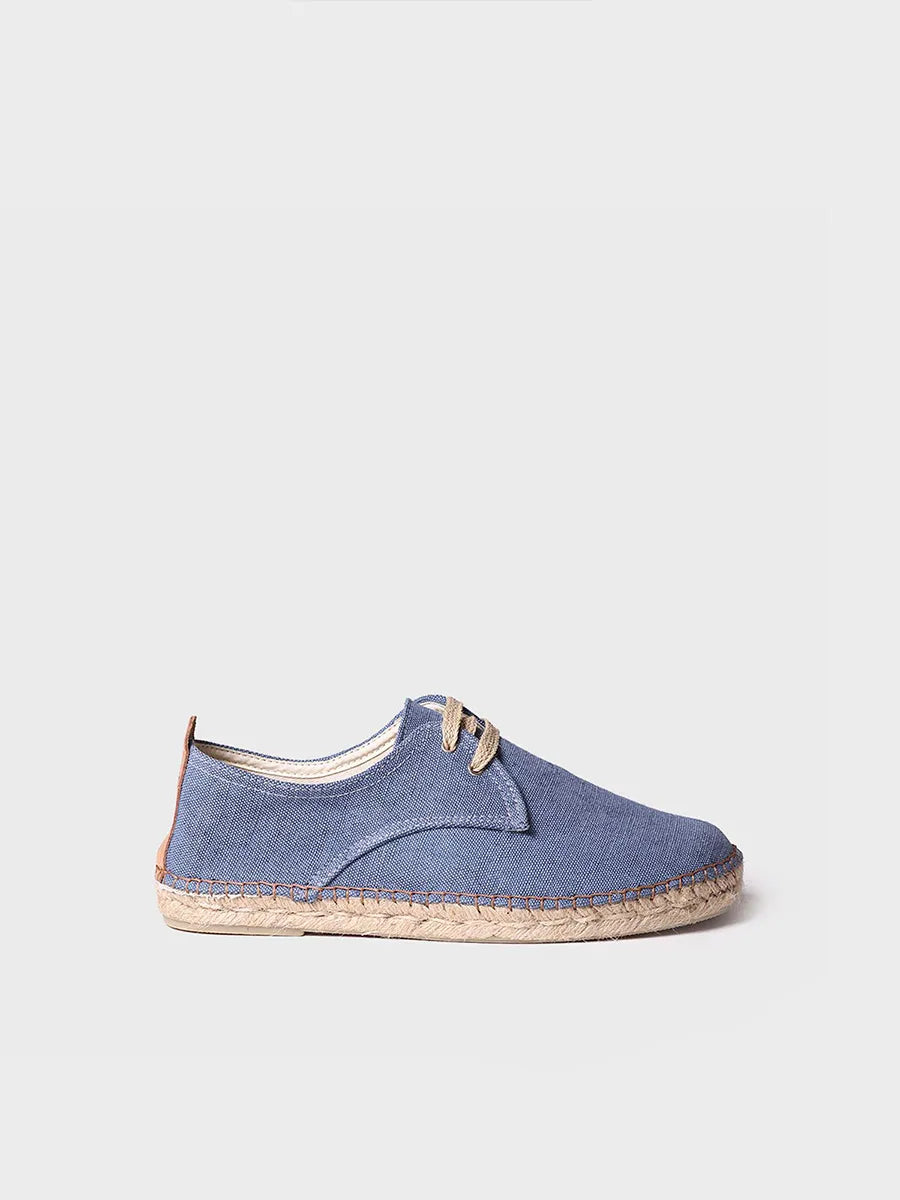Toni Pons Dixon espadrille homme coton jute à lacets