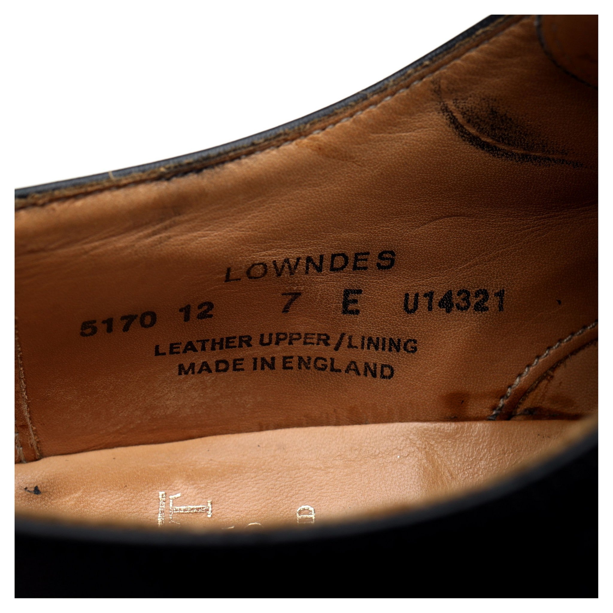Crockett & Jones Lowndes Monk cuir noir UK 7