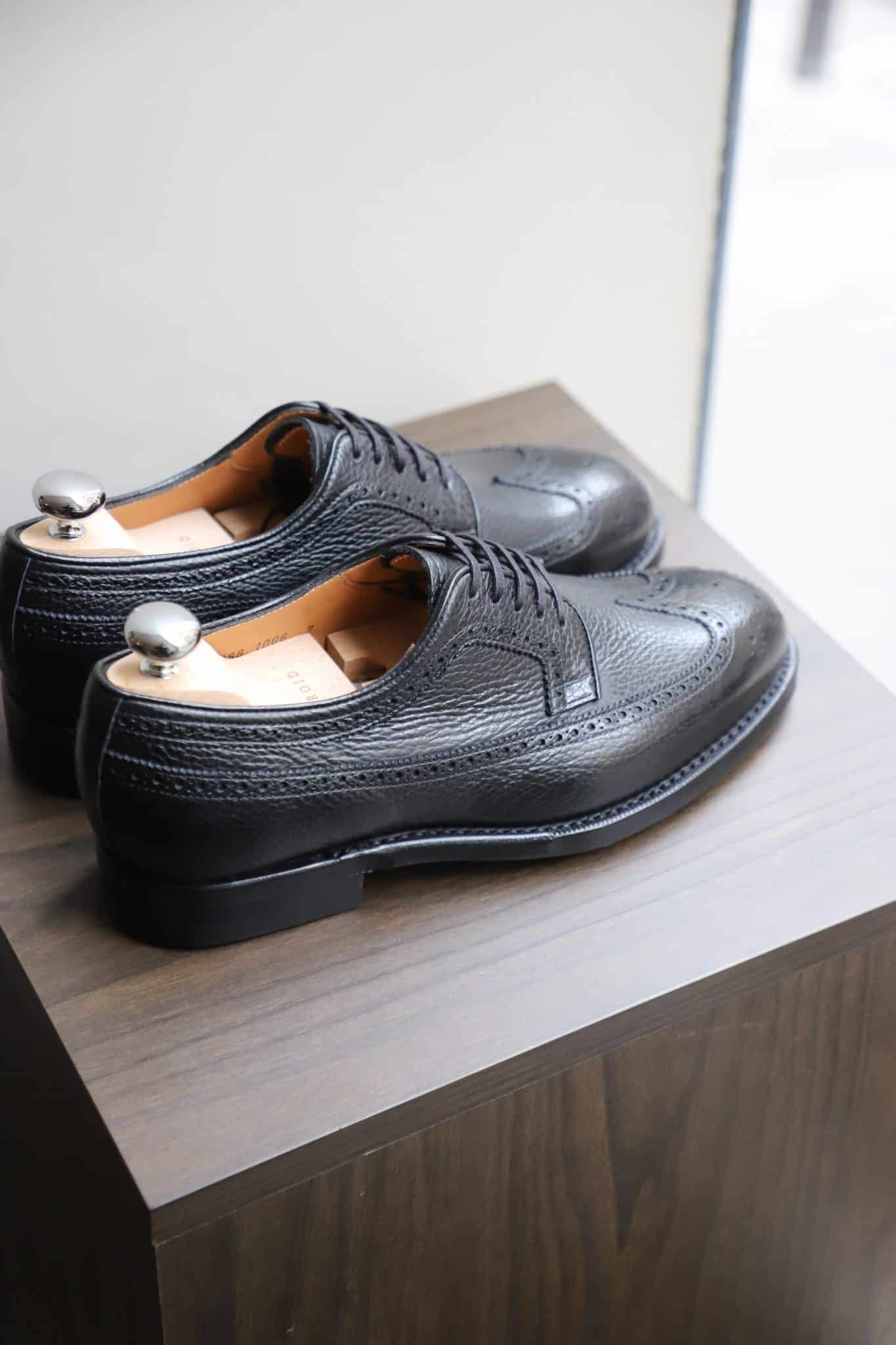 Malfroid Brogue-Master derby brogue cuir grainé