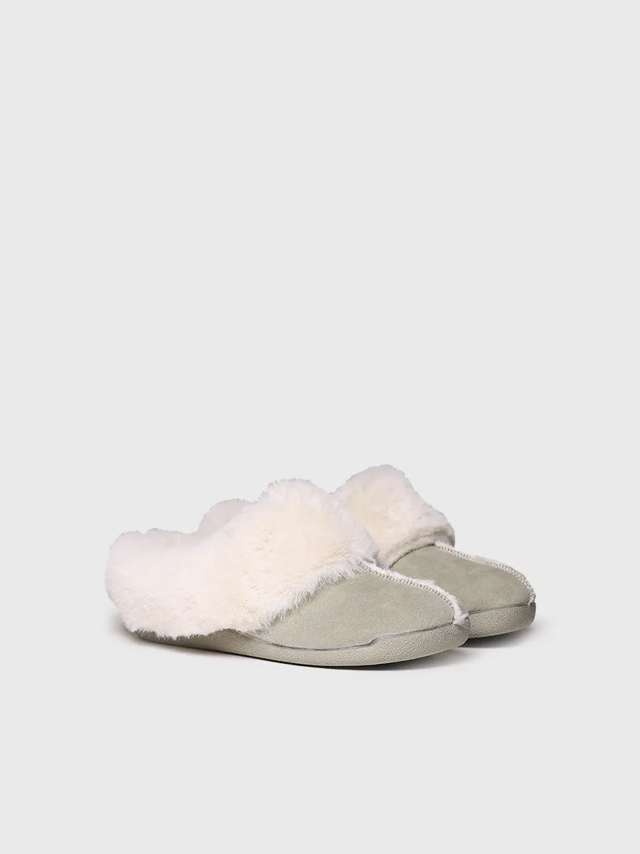 Toni Pons MILAN-TL mules femme fausse fourrure vert