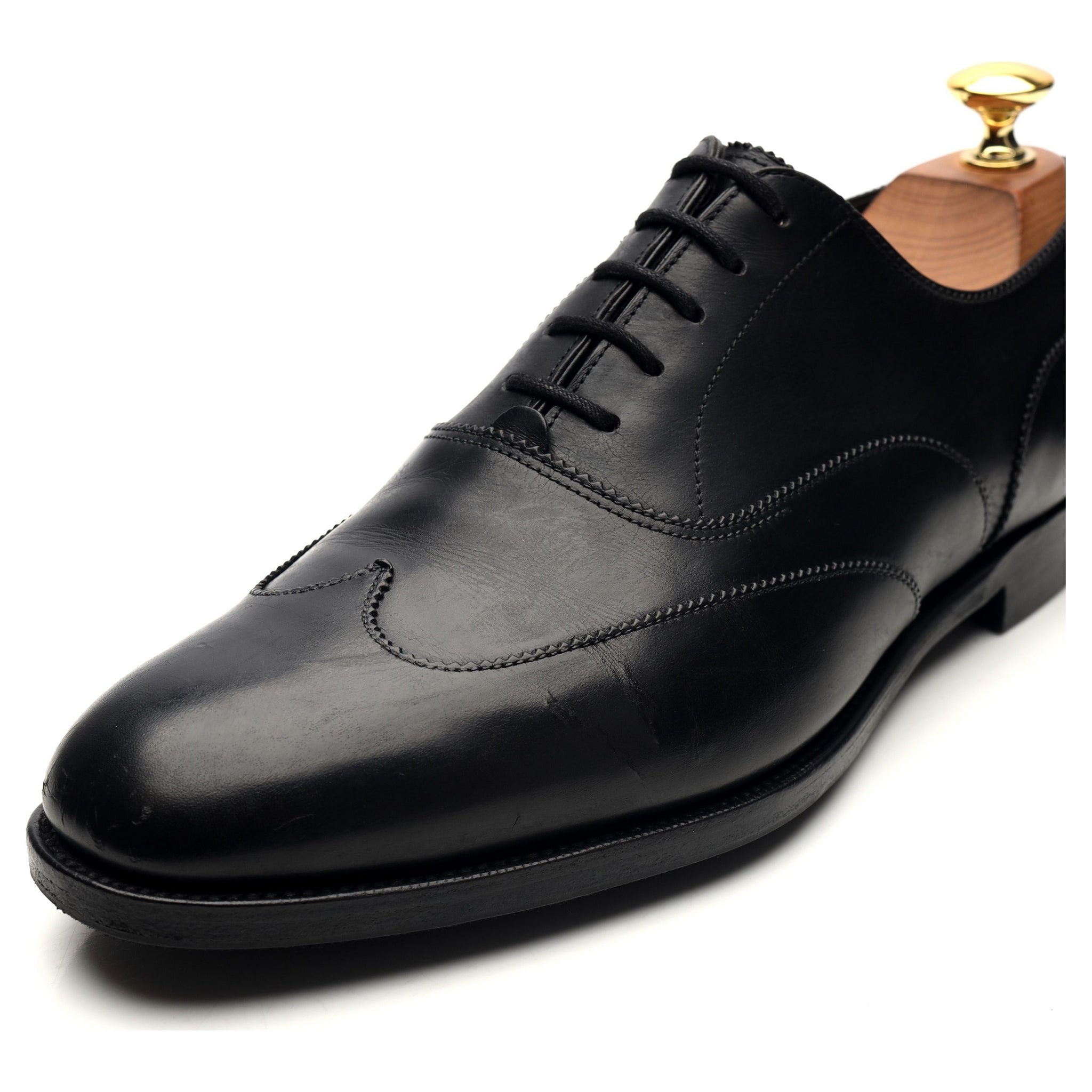 Edward Green Beaulieu richelieu cuir noir UK 7