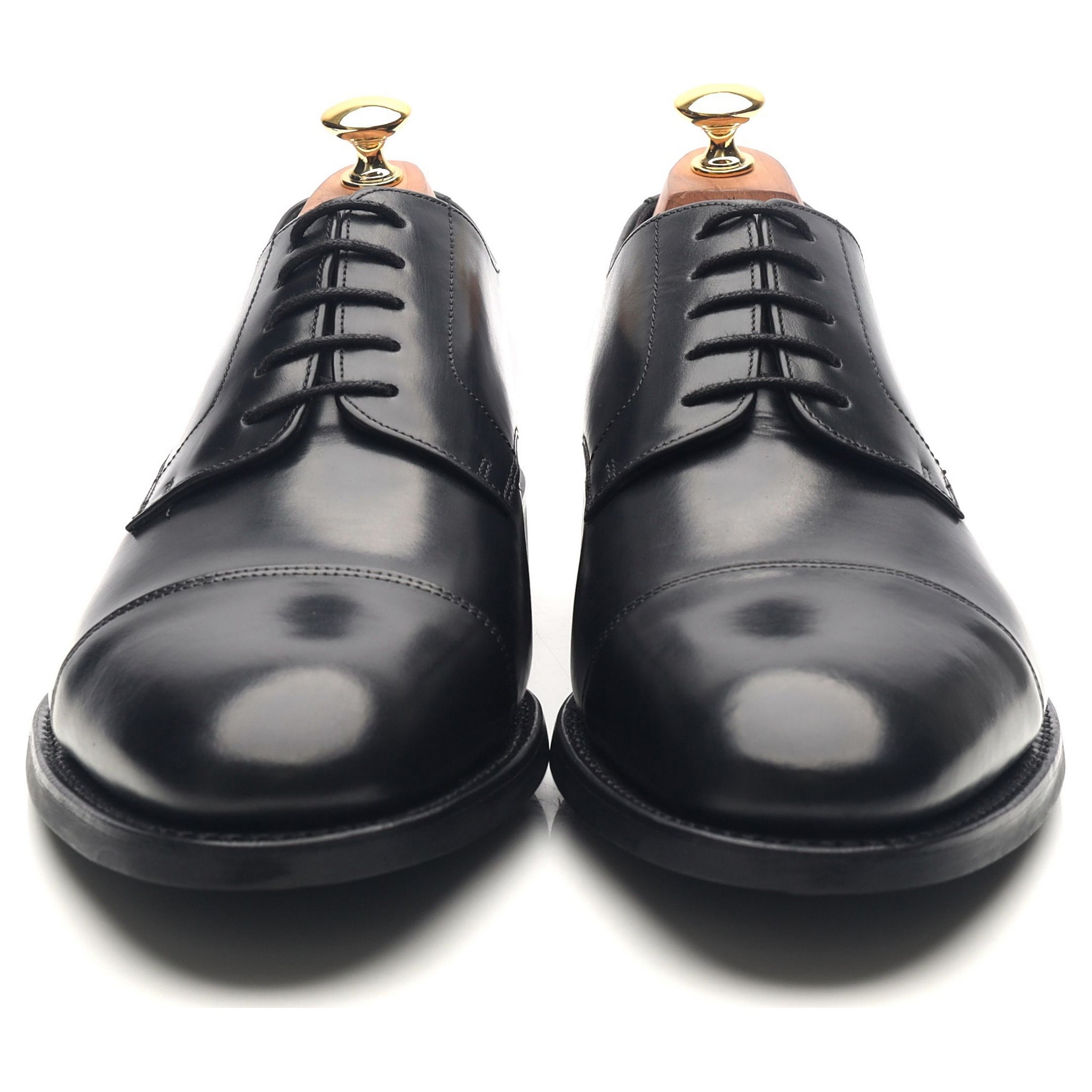 Barker derby cuir noir pointure UK 10 semelle Dainite