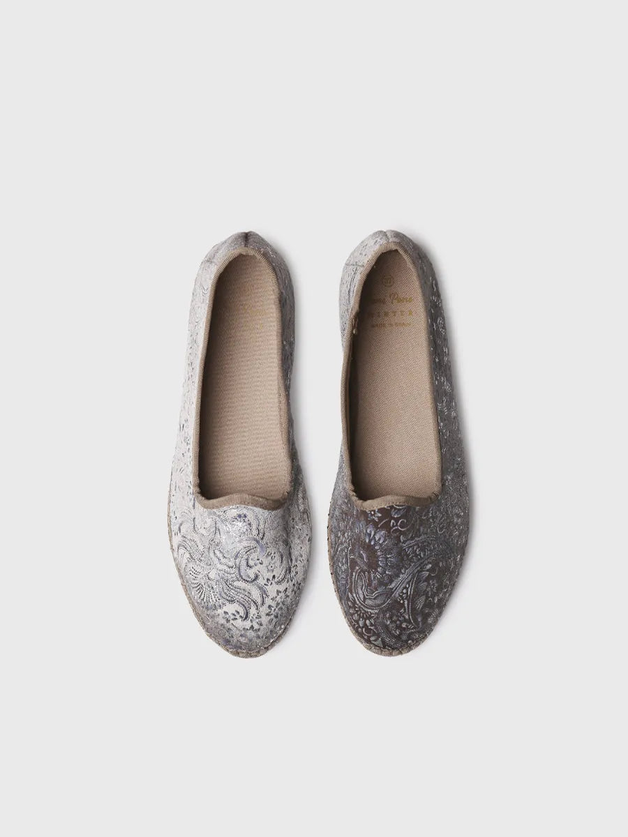 Toni Pons Catia ballerine Mary Jane jacquard Beige