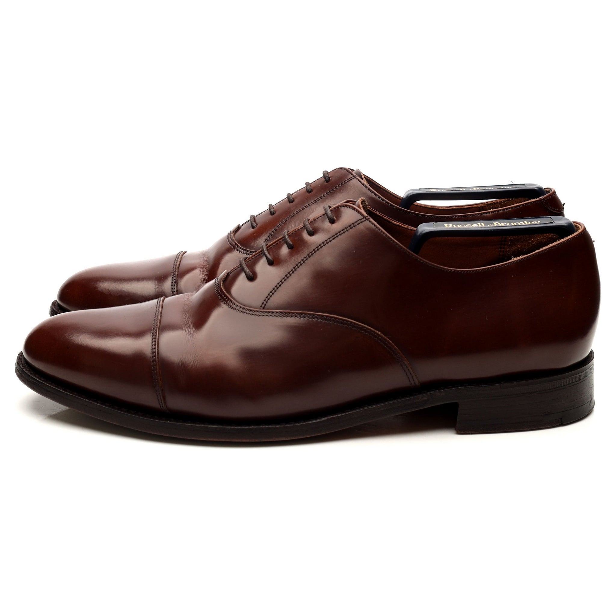 Russell & Bromley oxford cuir marron 9.5 embauchoirs