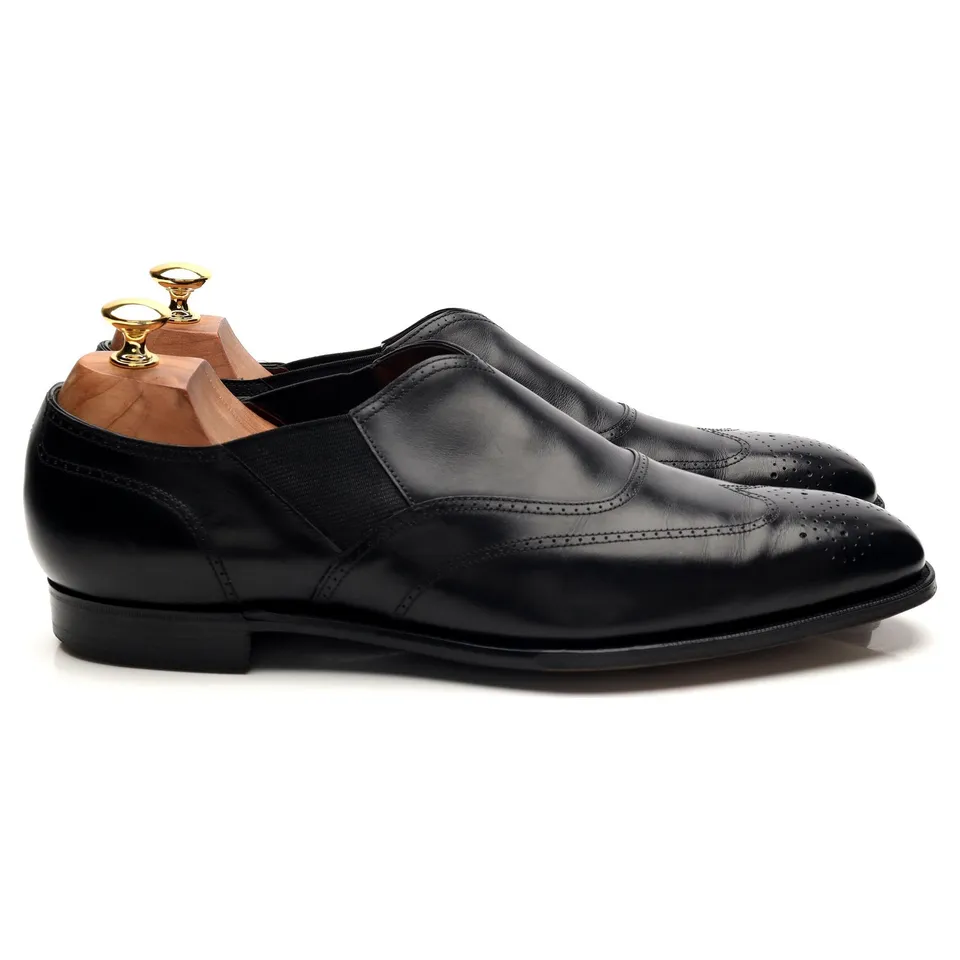 Ralph Lauren Lazyman mocassin cuir noir pointure UK 10