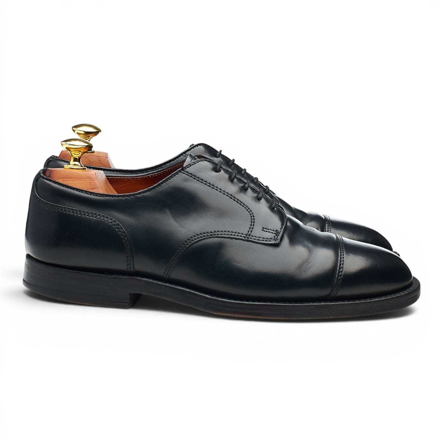 Alden 2161 derby cuir cordovan noir UK 6