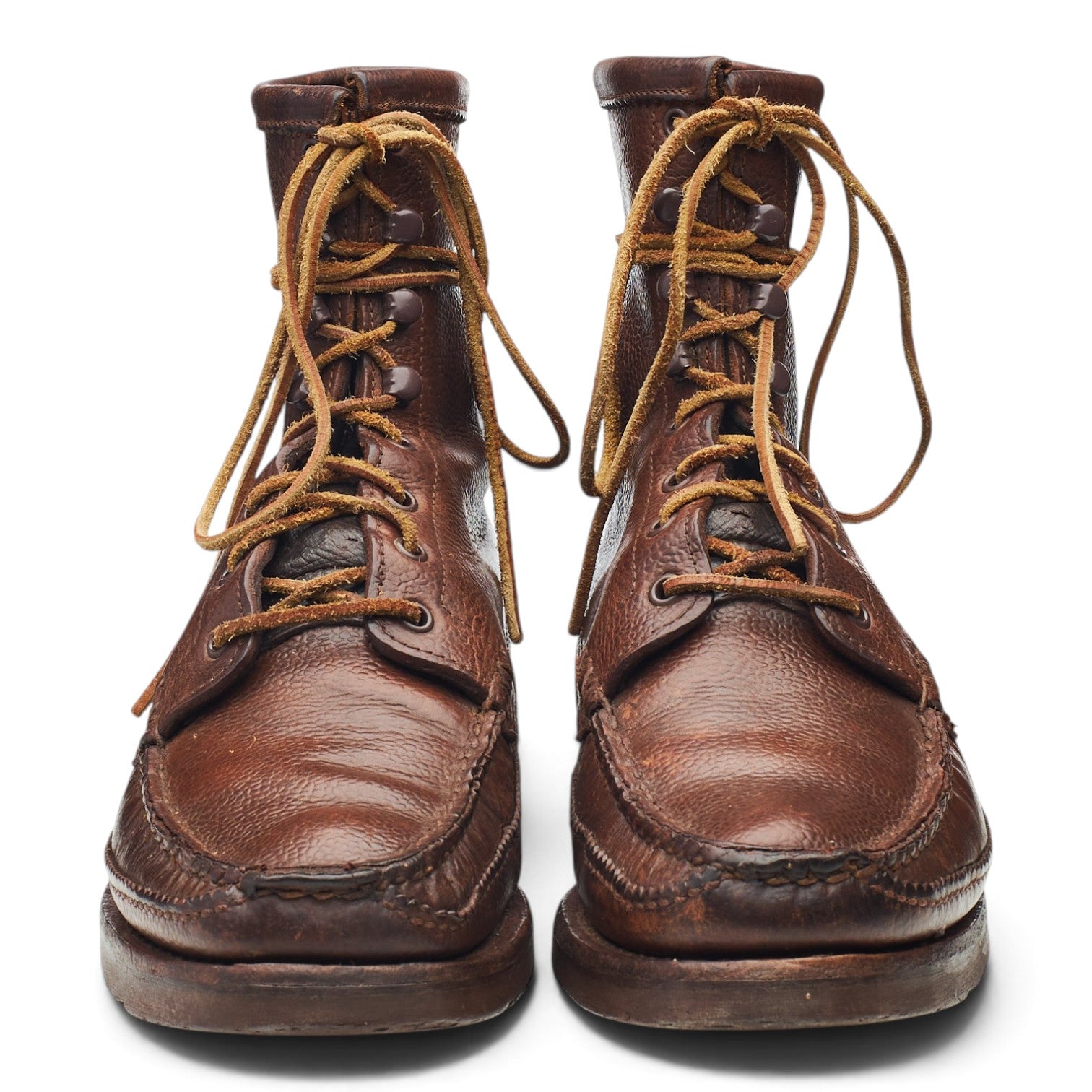 Yuketen Maine Guide bottes cuir marron UK 11