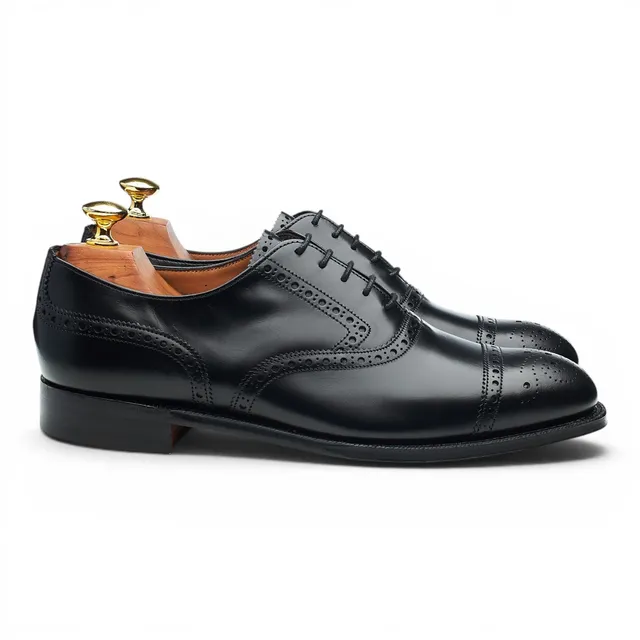 Cheaney 2873 richelieu cuir noir UK 7,5 large