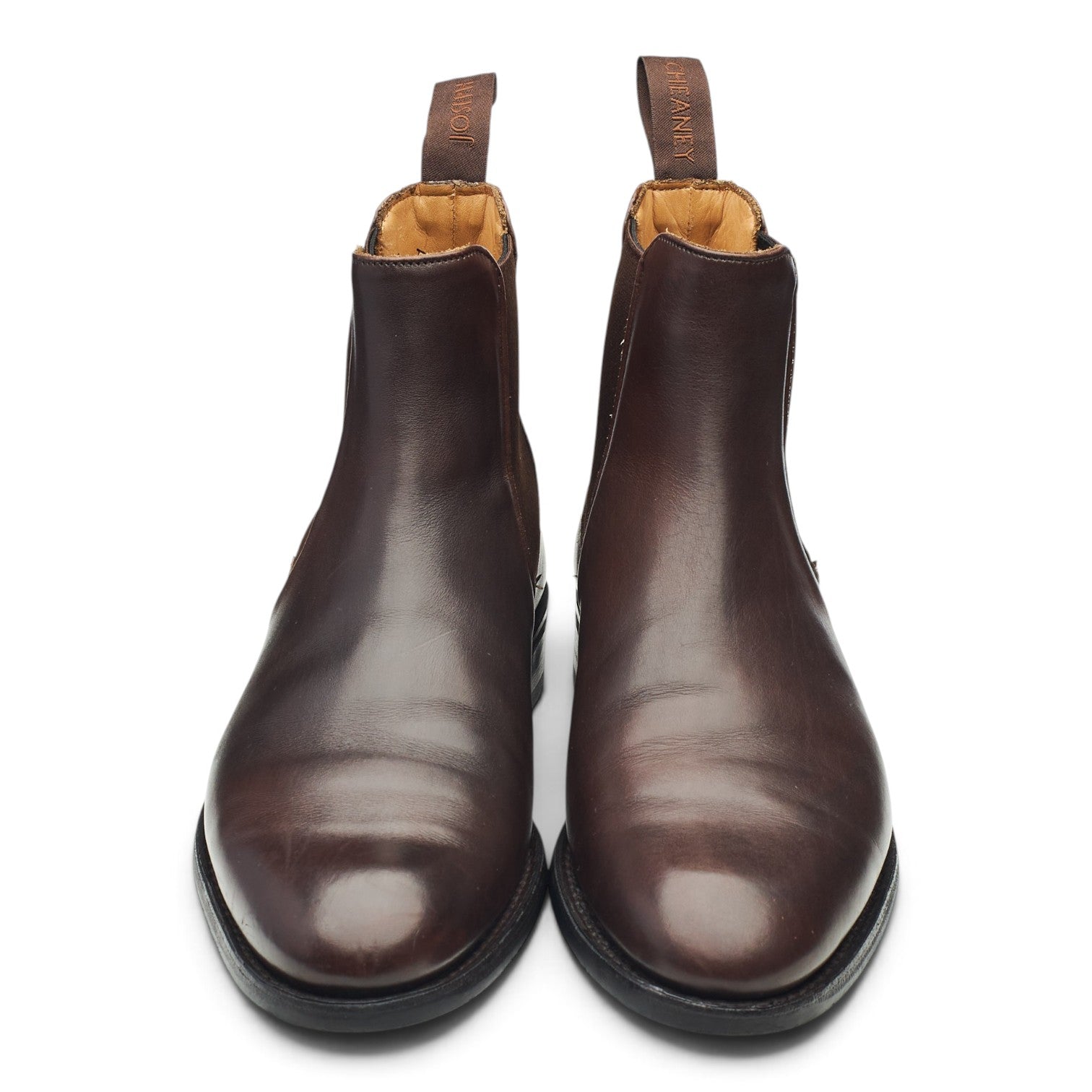 Cheaney Godfrey bottines chelsea cuir marron UK 7