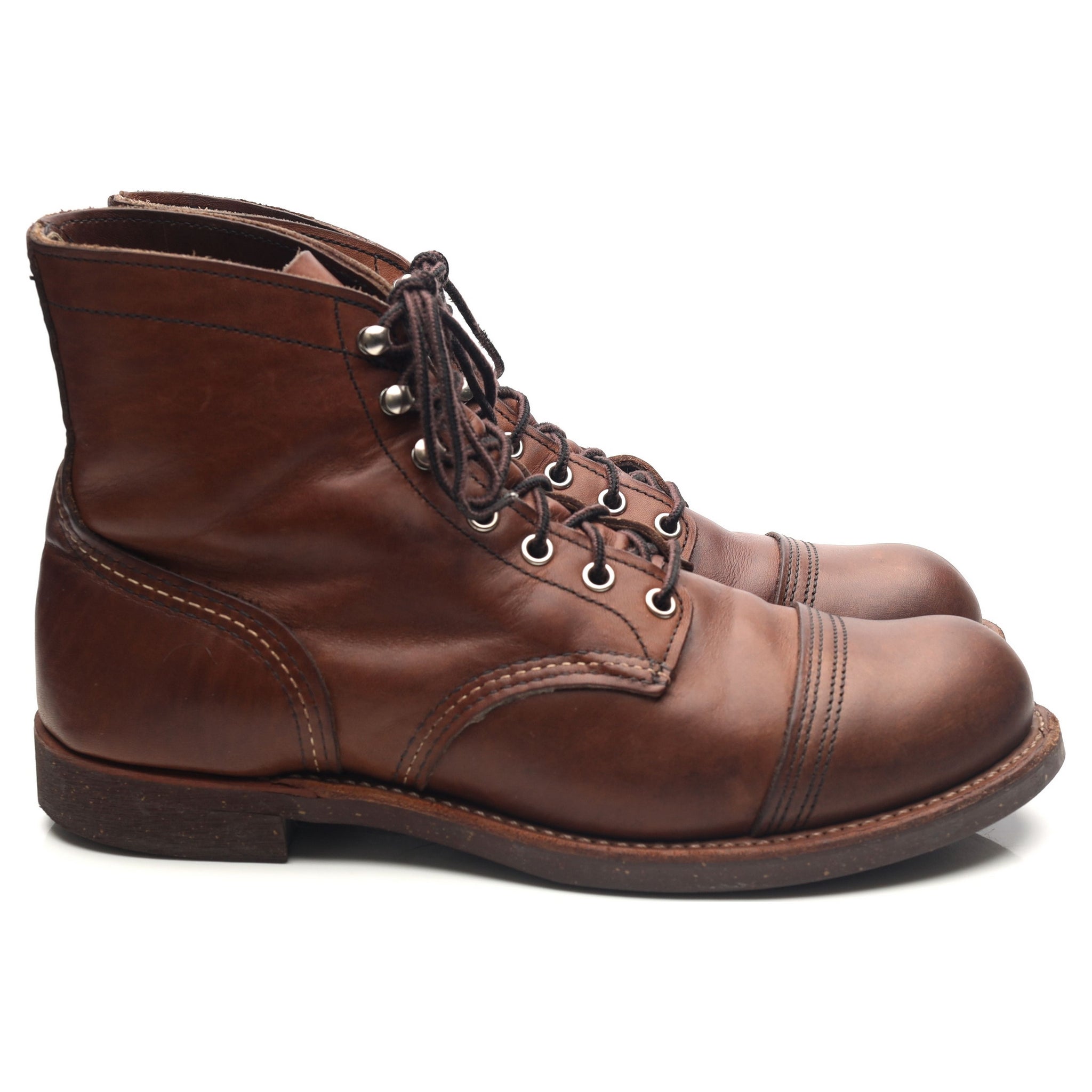 Red Wing 8111 Iron Ranger boots cuir marron UK 9