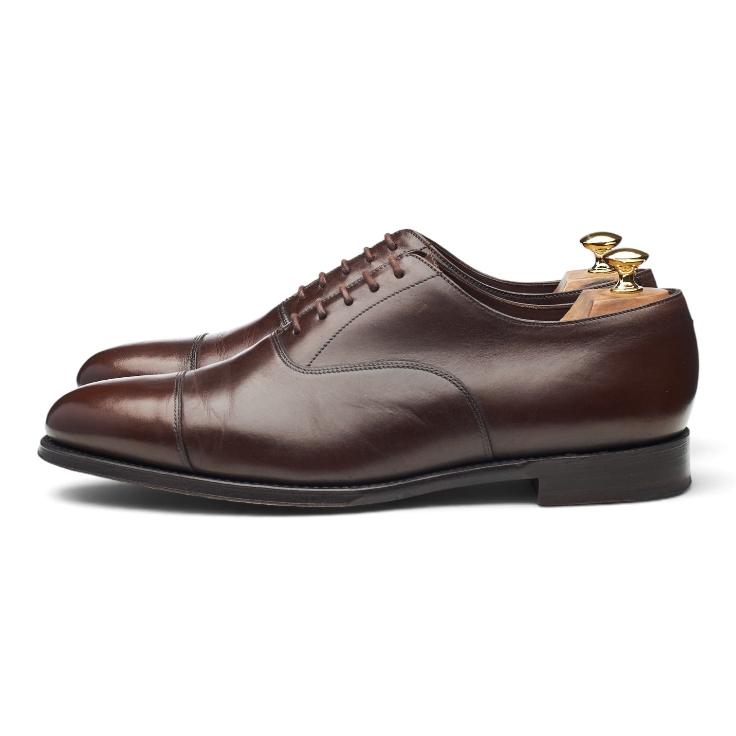 Loake 1880 Aldwych oxford cuir marron 11 bout droit
