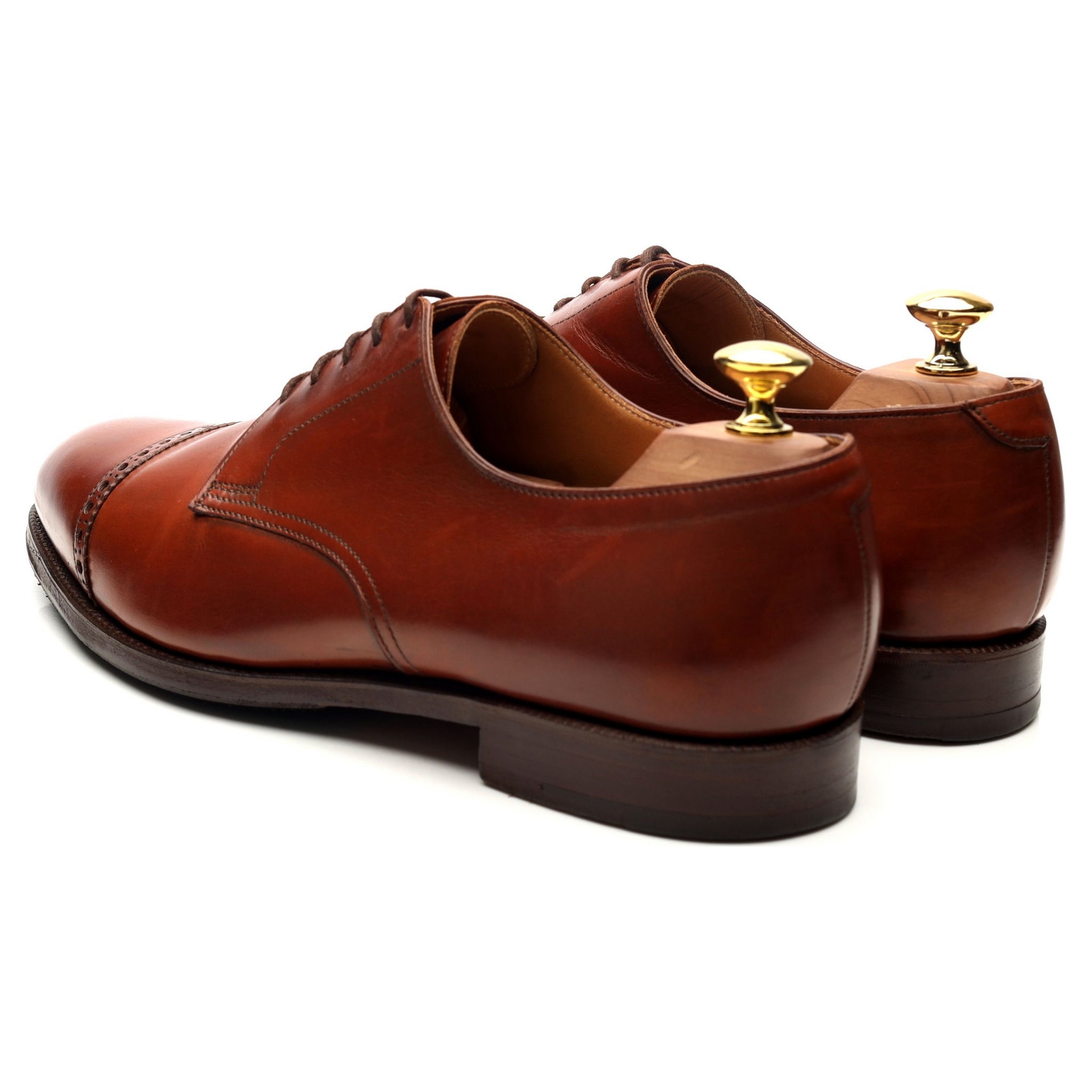 Crockett & Jones Draycott derbies cuir marron clair 8,5 UK