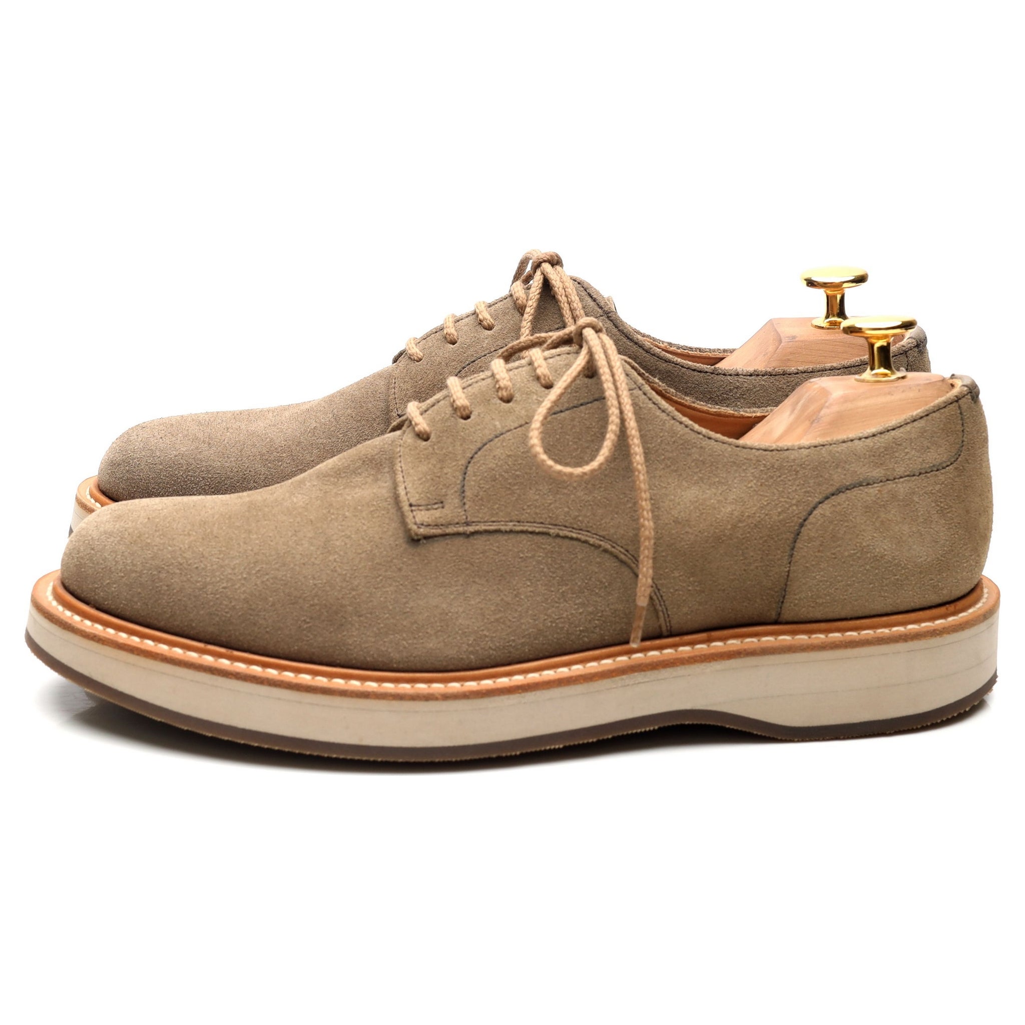 Church's Leyton 2 derby daim pierre UK 6.5