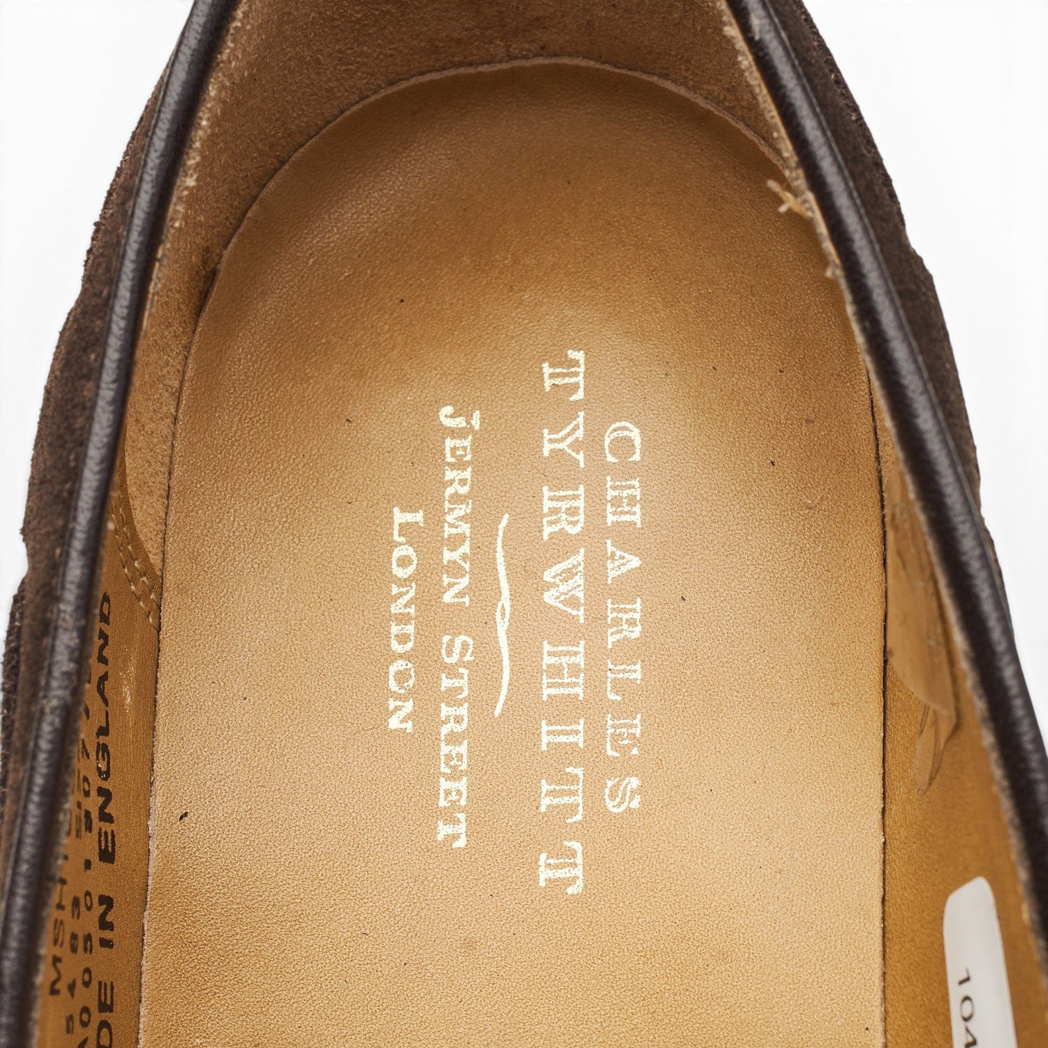 Charles Tyrwhitt mocassins à glands daim marron UK 6,5