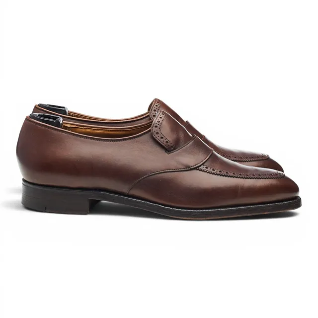 George Cleverley mocassins cuir marron UK 6.5