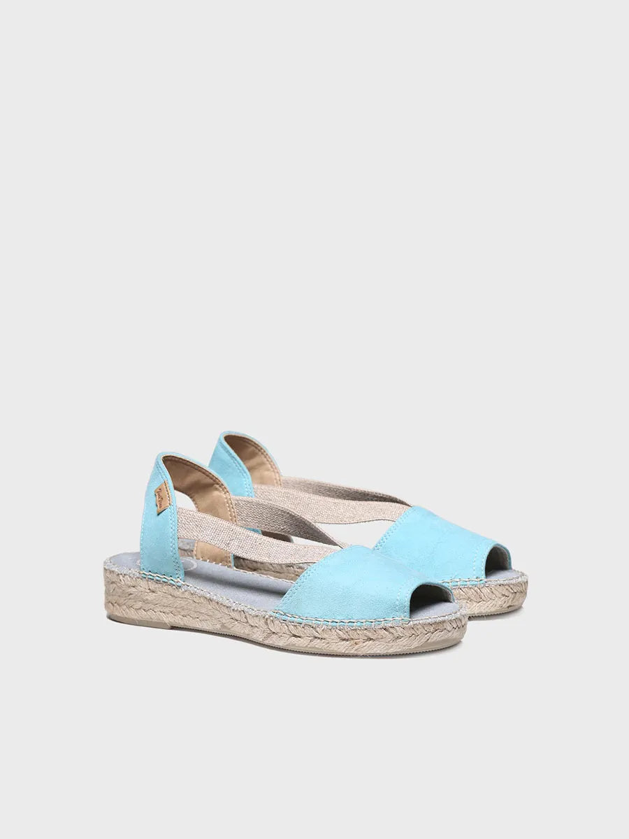 Toni Pons Ella espadrille daim compensée 3,5 cm