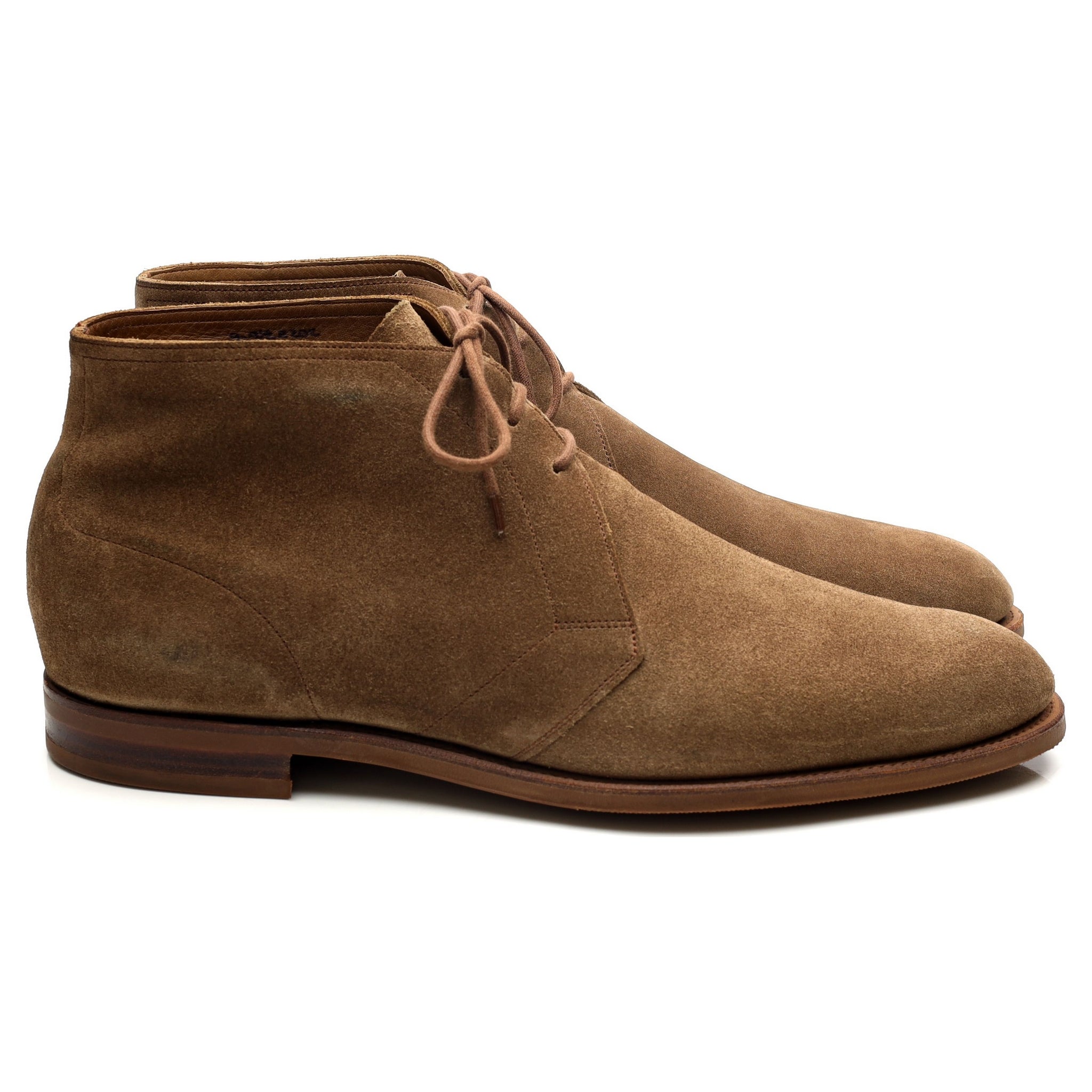 Edward Green Shanklin boots chukka daim marron pointure UK 9