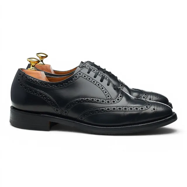 Loake 202B oxfords cuir noir pointure UK 7,5