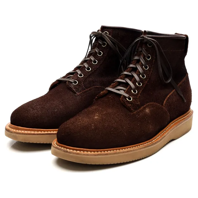 Viberg Service Boots bottine suède marron UK 7.5
