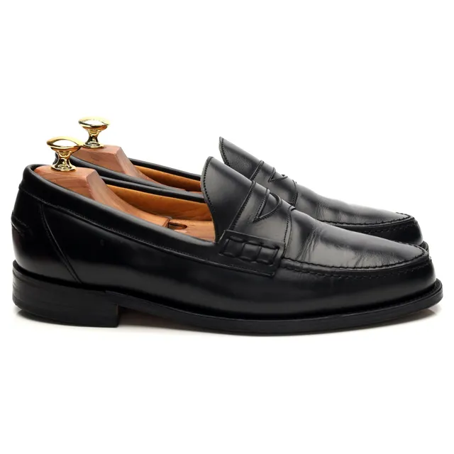 Loake 759B mocassin noir pointure UK 8 cuir
