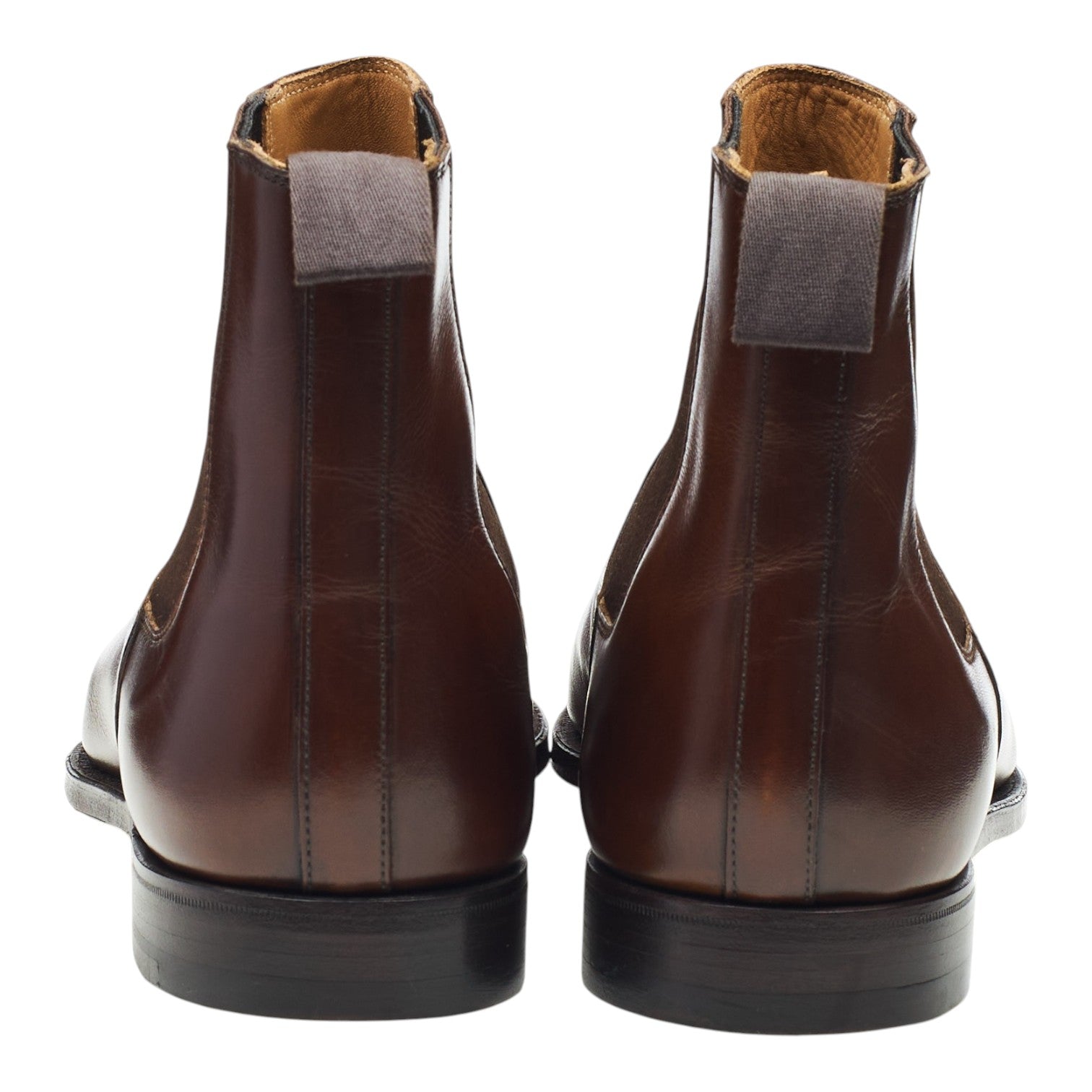 Crockett & Jones Lingfield bottines chelsea cuir marron 7.5