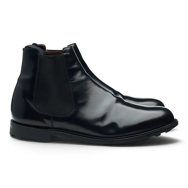 Church's Nunton 2 boots chelsea cuir noir UK 10