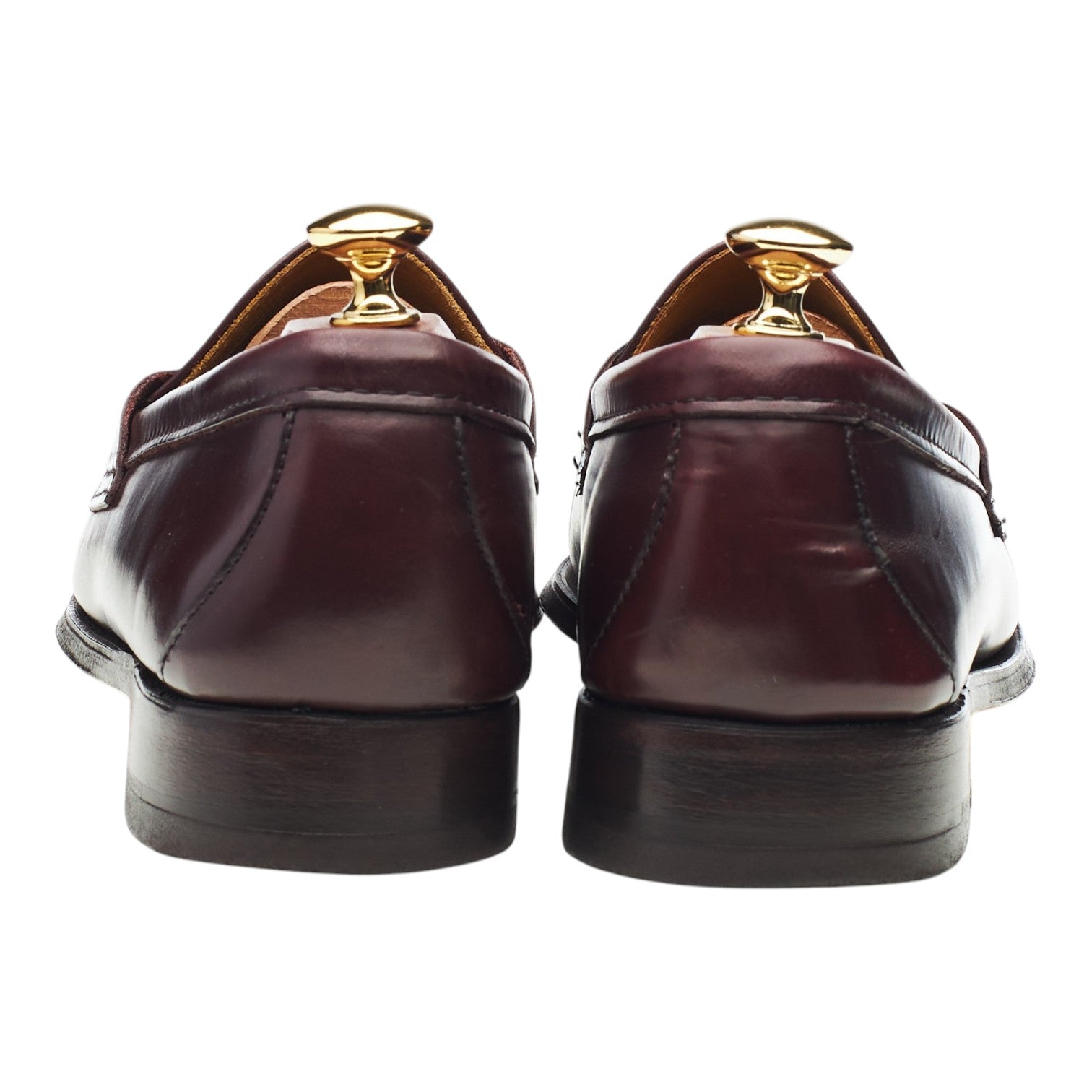 Sebago Cayman mocassins cuir bordeaux UK 10