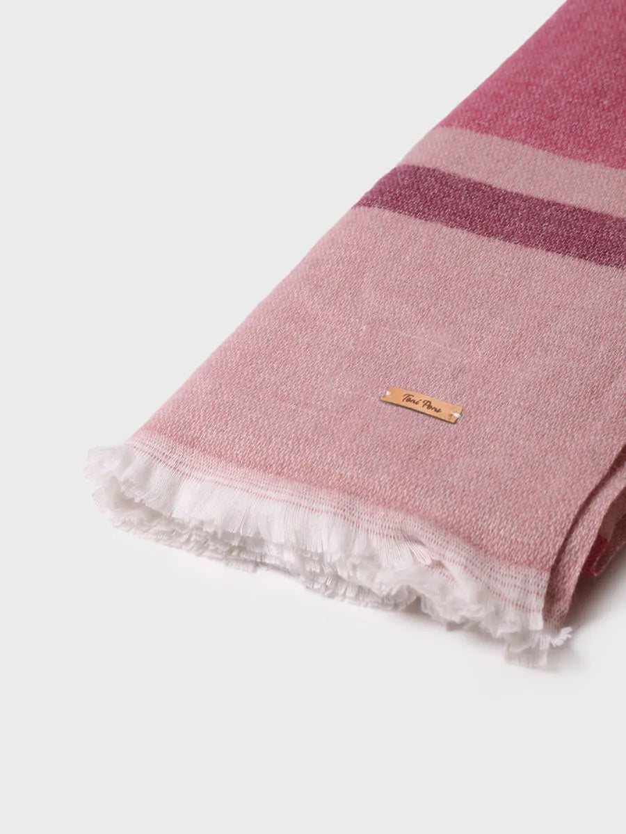 Toni Pons Amber foulard effet cachemire bleu