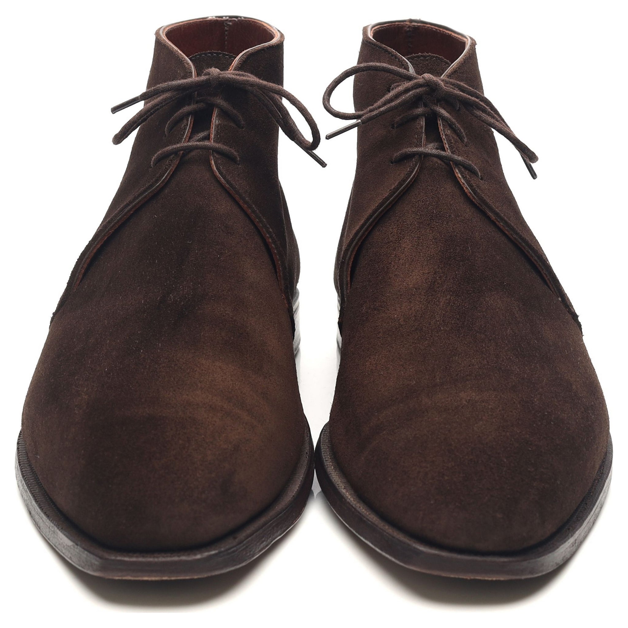 George Cleverley Nathan boots chukka daim marron UK 9