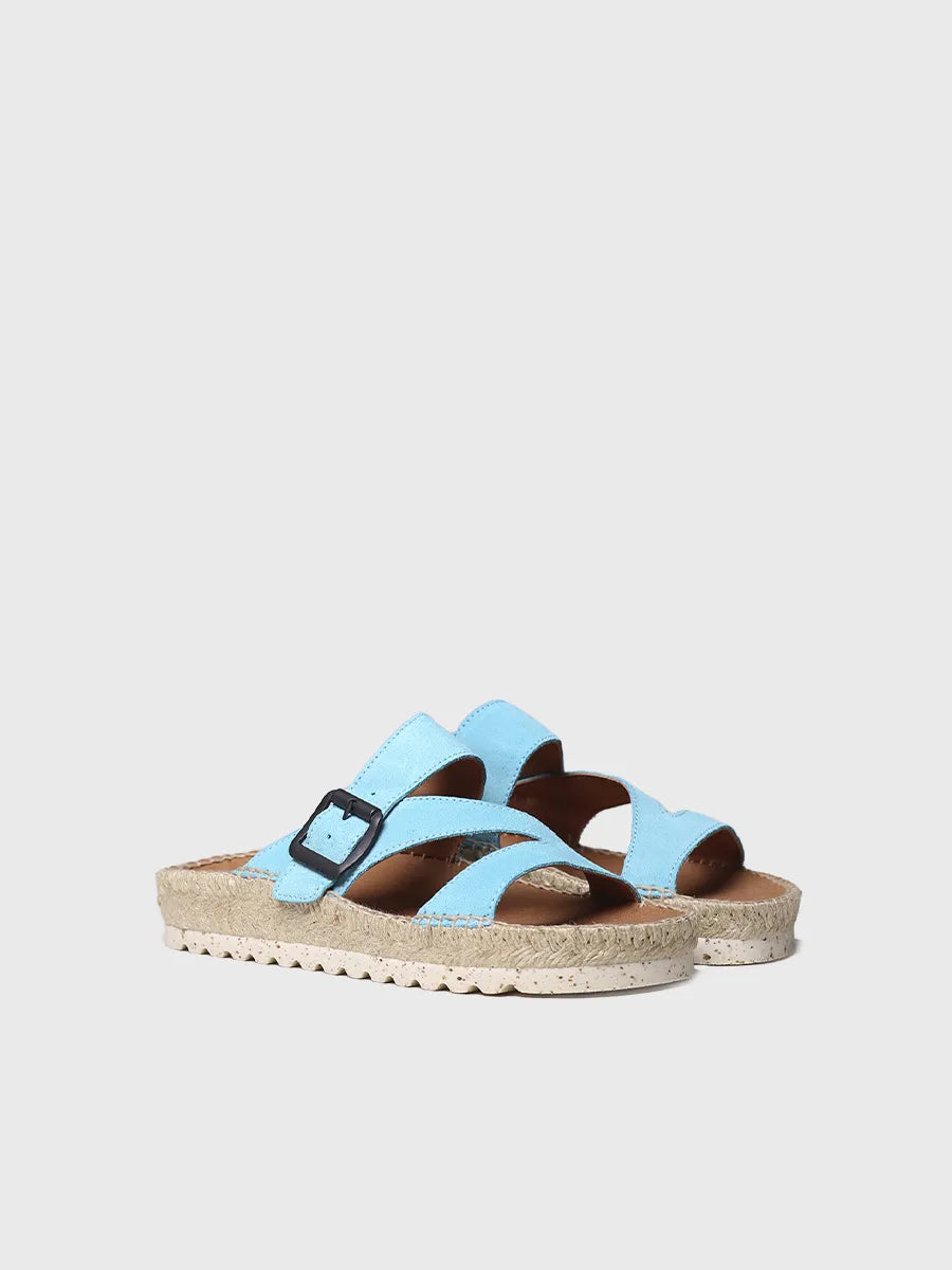 Toni Pons Bibi-A sandales plates femme turquoise