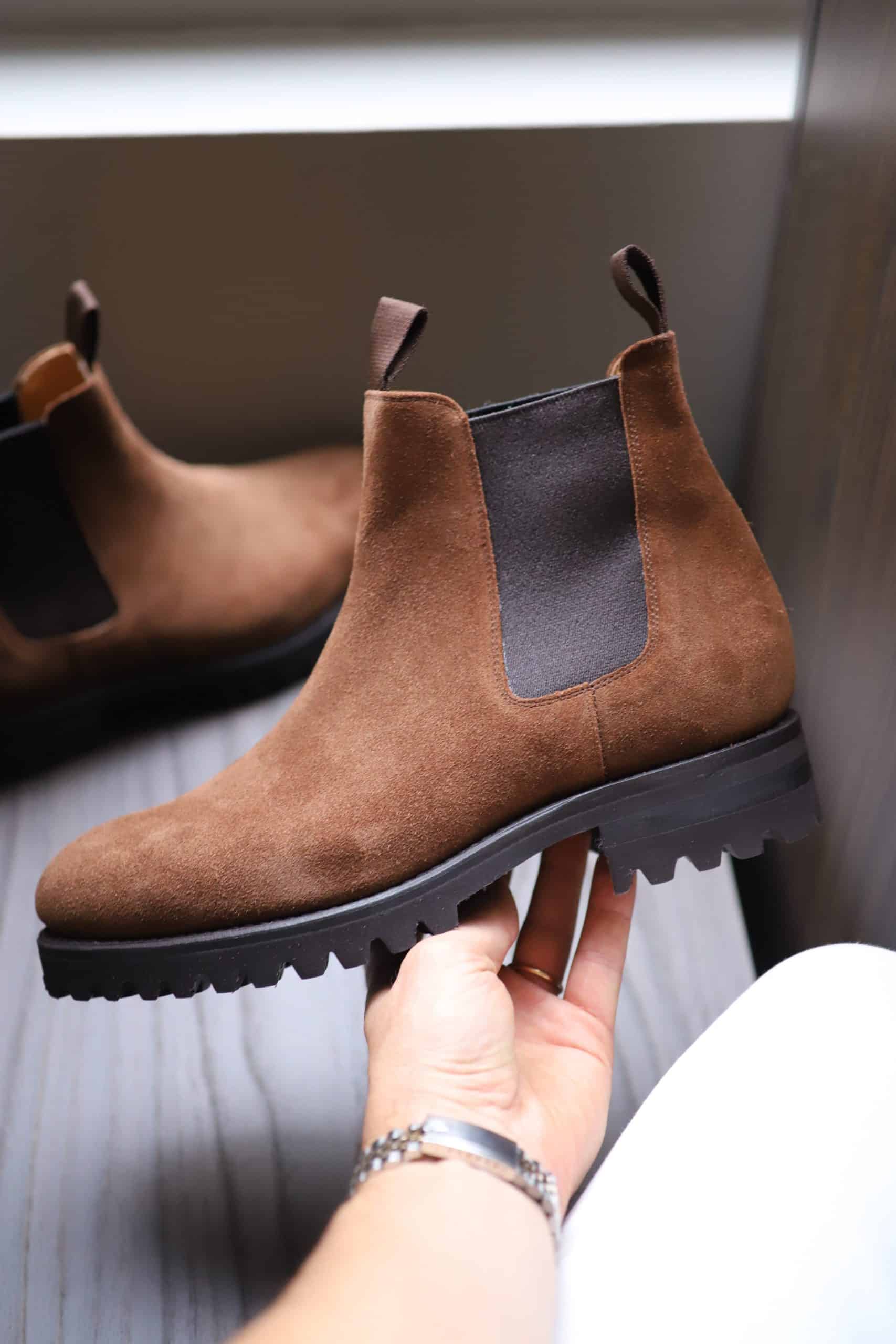 Malfroid Berrière II boots chelsea daim semelle commando