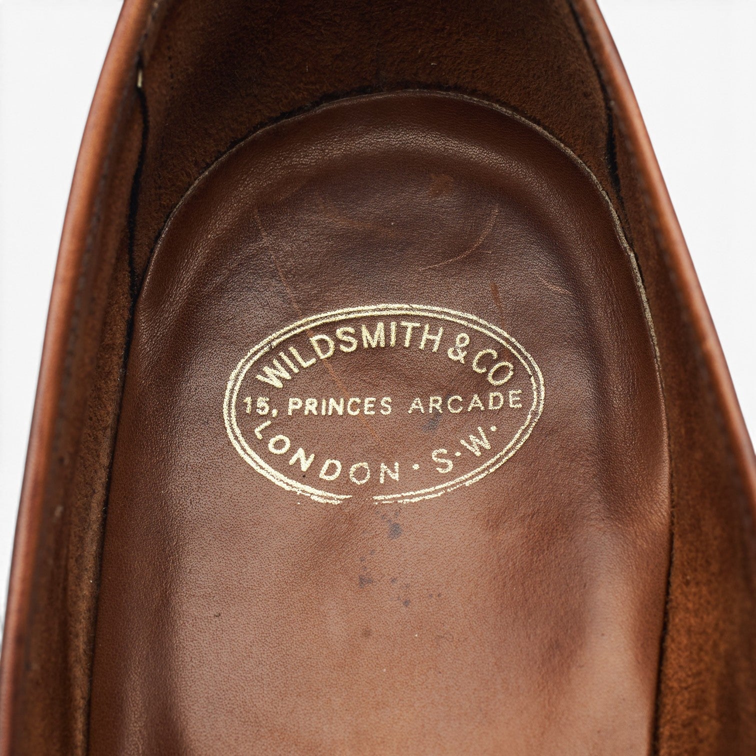 Wildsmith Harrow mocassins cuir marron foncé UK 8